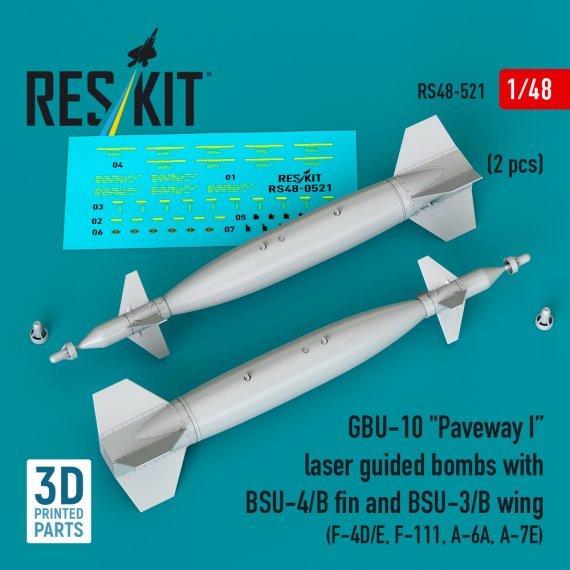 ResKit RS480521 GBU-10 Paveway I Bombs 1/48