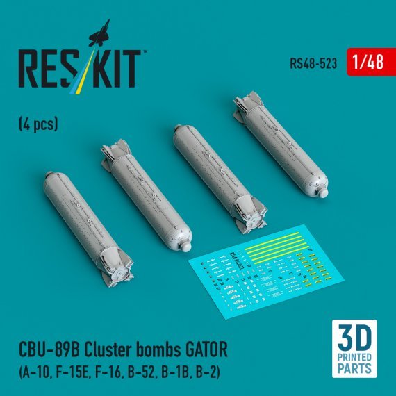 1/48 CBU-89B cluster bombs GATOR.