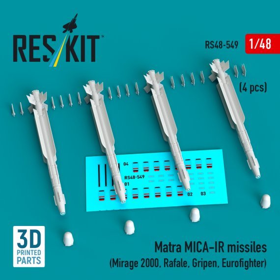 ResKit RS480549 Missiles Matra MICA-IR 1/48