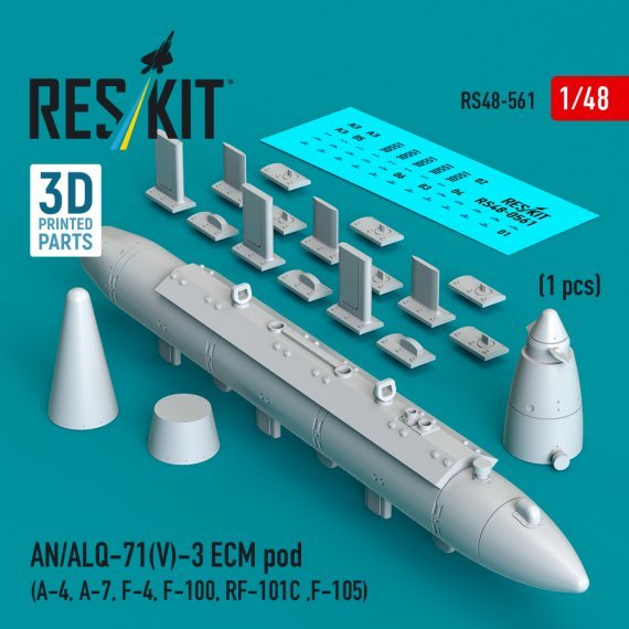 ResKit RS480561 Pod ECM AN/ALQ-71(V)-3 1/48