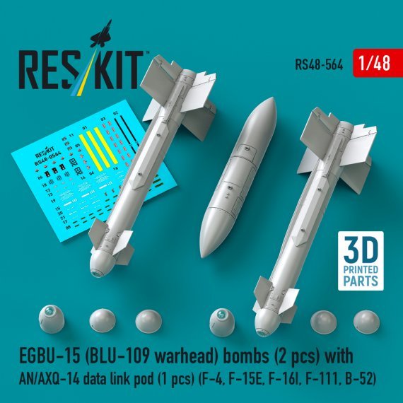 ResKit RS480564 Bombe EGBU-15 1/48 con pod