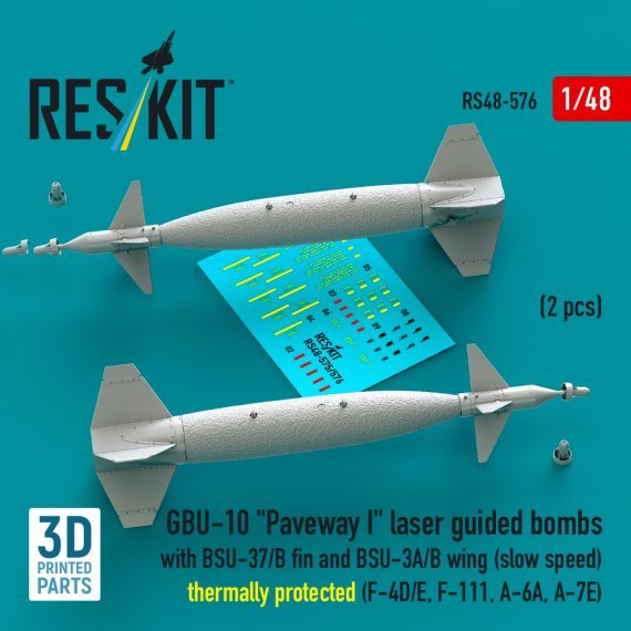 ResKit RS480576 Bombe GBU-10 Paveway I 1/48