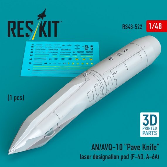 1/48 AN/AVQ-10 Pave Knife laser design.pod 1 pc.