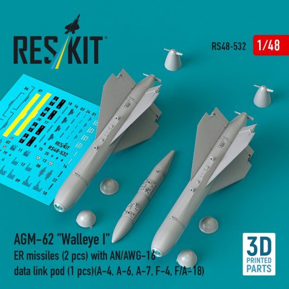 1/48 AGM-62 Walleye I ER with AN/AWG-16 pod.