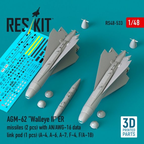 1/48 AGM-62 Walleye II ER with AN/AWG-16 pod