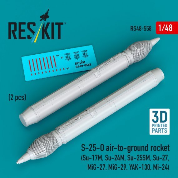 1/48 S-25-O air-to-ground rocket.