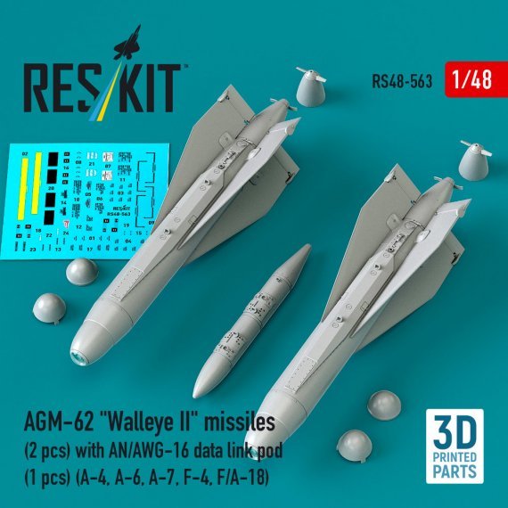 1/48 AGM-62 Walleye II with AN/AWG-16 pod.