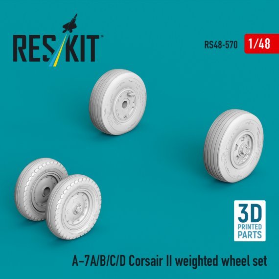 RESKIT 1/48 Roues lest�es A-7A/B/C/D Corsair II