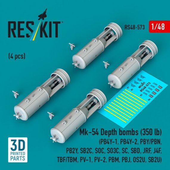 1/48 Mk-54 Depth bombs 350 lb.