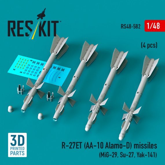 1/48 R-27ET AA-10 Alamo-D missiles.