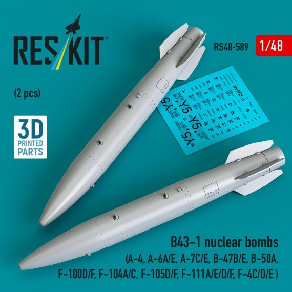 1/48 B43-1 nuclear bombs.