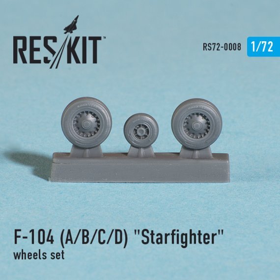 1/72 Lockheed F-104A/F-104B/F-104C/F-104D Starfighter wheel