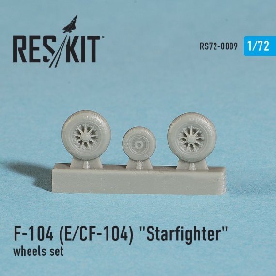1/72 Lockheed F-104 CF-104 Starfighter wheels set