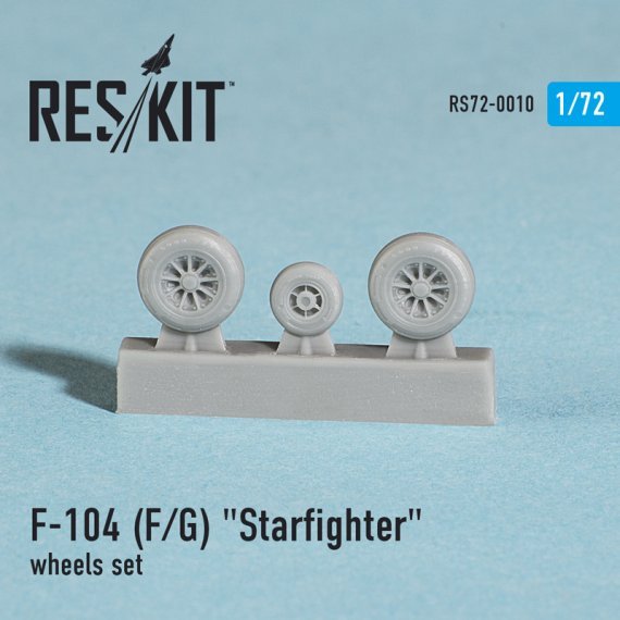 1/72 Lockheed F-104F/F104G Starfighter wheels set