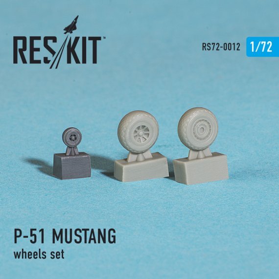1/72 North-American P-51D MUSTANG wheels set