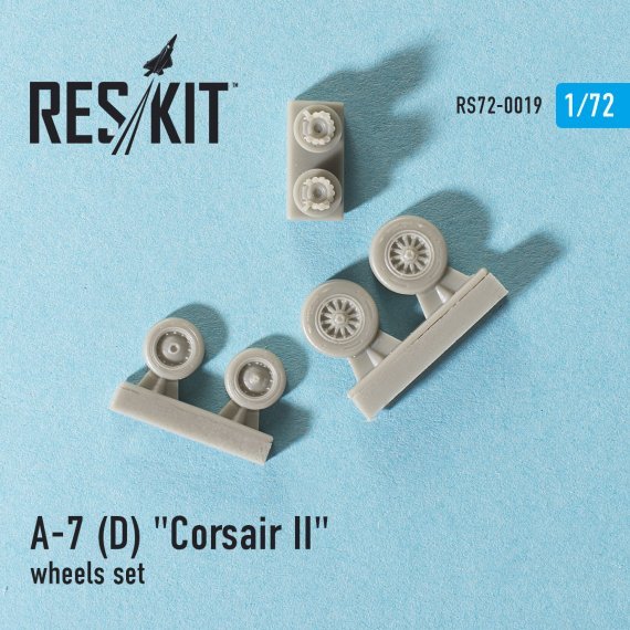 1/72 Vought A-7D Corsair II wheels set