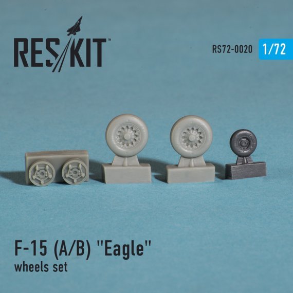 1/72 McDonnell-Douglas F-15A/F-15B Eagle wheels set