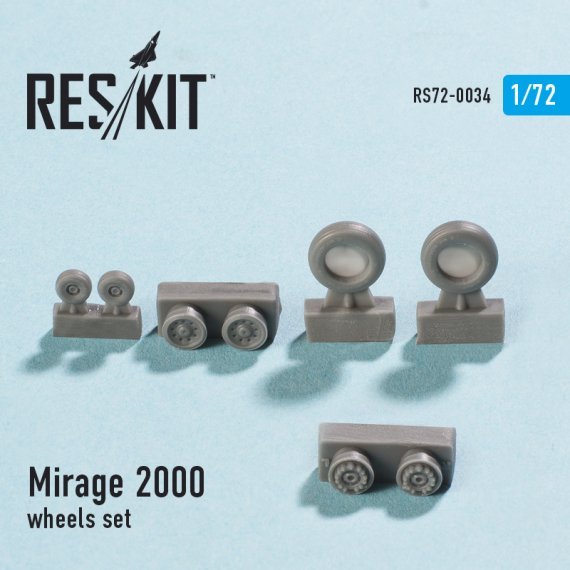 1/72 Dassault Mirage 2000 wheels set
