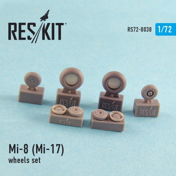 1/72 Mil Mi-8 wheels set