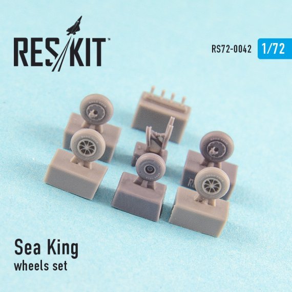 1/72 Sea King wheels set