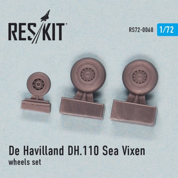 1/72 DH.110 Sea Vixen wheels set