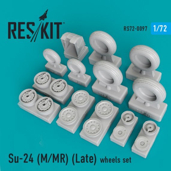 1/72 Su-24 MR/MR late wheels set