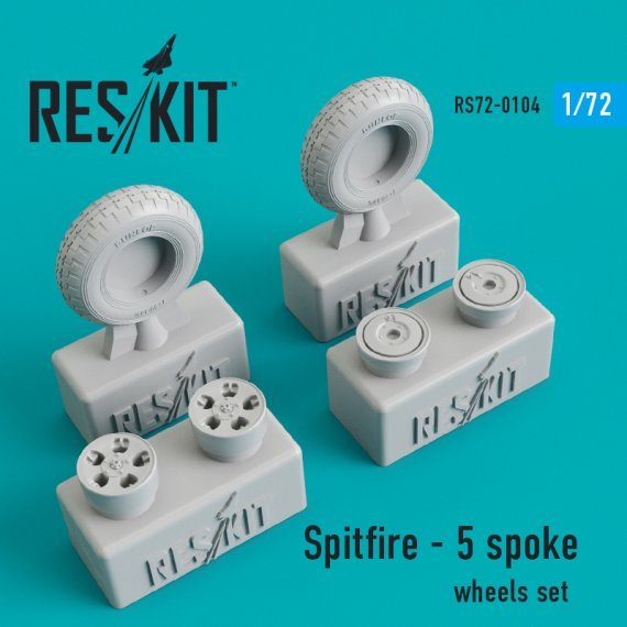 1/72 5 spoke wheels set Supermarine Spitfire