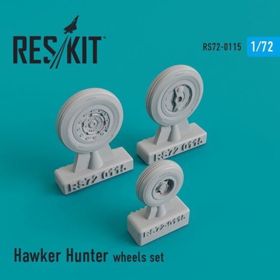 1/72 Hawker Hunter wheels set