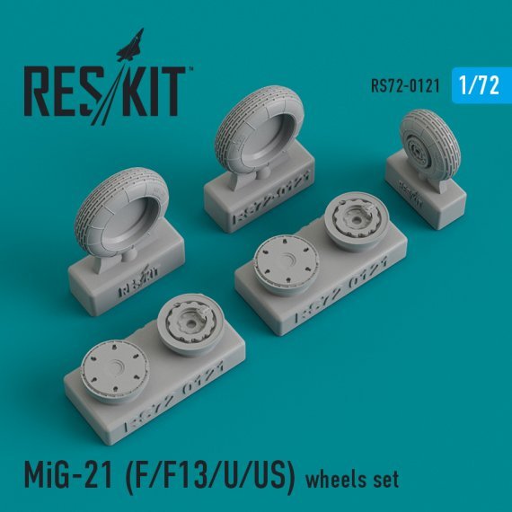 1/72 MiG-21 F/F13/U/US wheels set