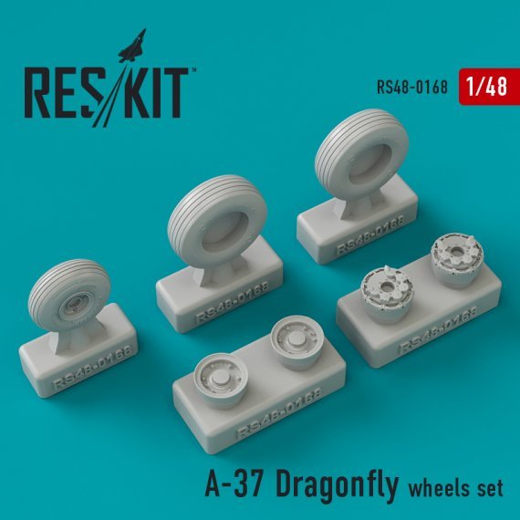 1/72 Cessna A-37A/A-37B Dragonfly wheels set