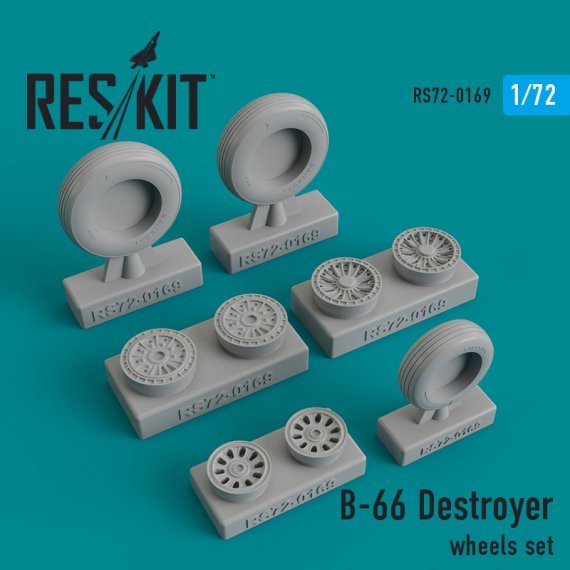 1/72 B-66 Destroyer wheels set