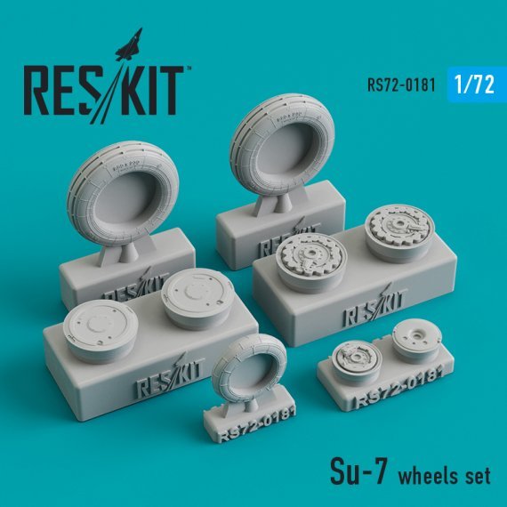 1/72 Sukhoi Su-7 wheels set