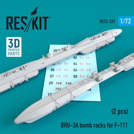 1/72 BRU-3A bomb racks for F-111
