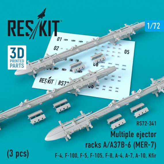 1/72 Multiple ejection racks A/A37B-6