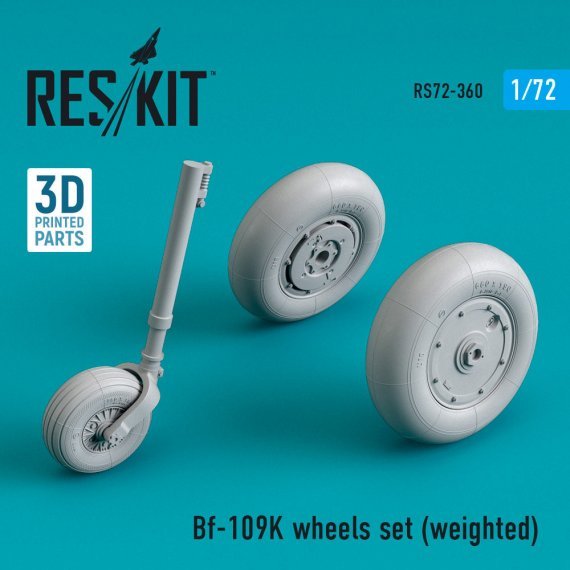 1/72 Bf-109K wheels set