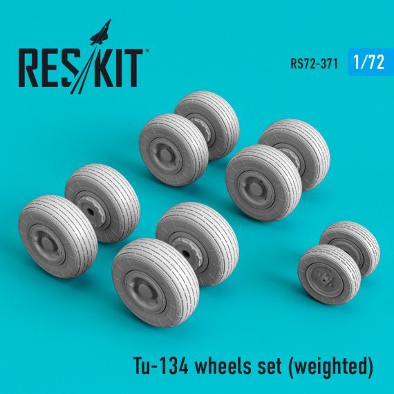 1/72 Tu-134 wheels set