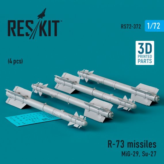 1/72 R-73 missiles MiG-29, Su-27.