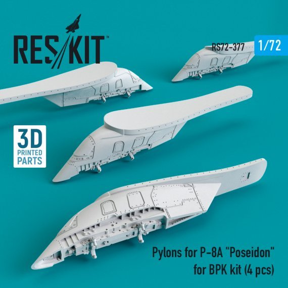 1/72 Pylons for P-8A Poseidon 4 pcs.