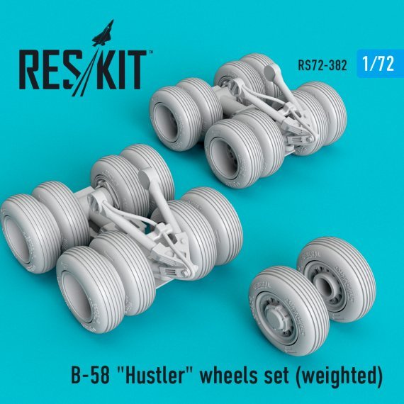 1/72 B-58 Hustler wheels set