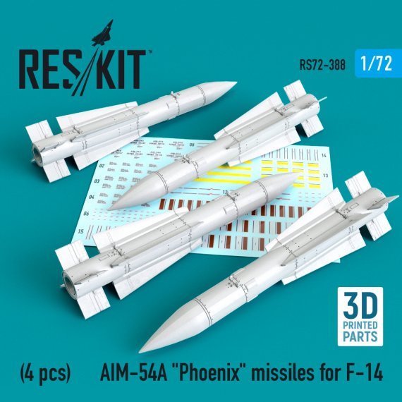 1/72 AIM-54A Phoenix missiles for F-14