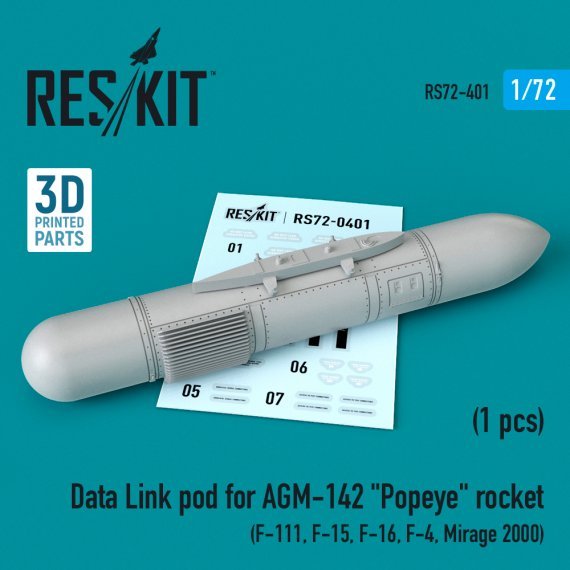1/72 Data Link pod for AGM-142 Popeye rocket
