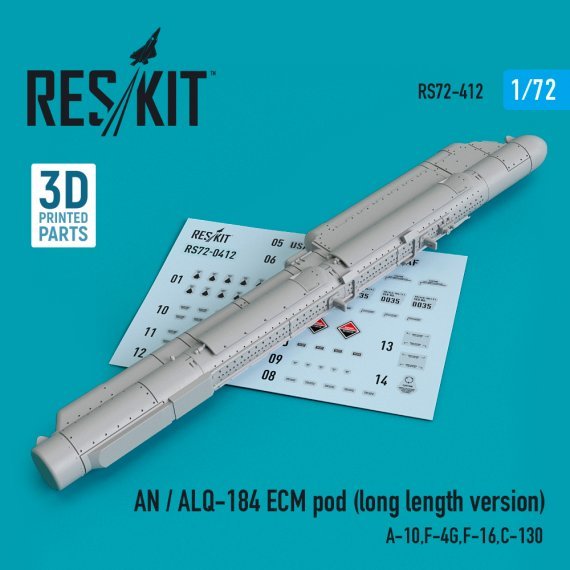 1/72 AN / ALQ-184 ECM pod