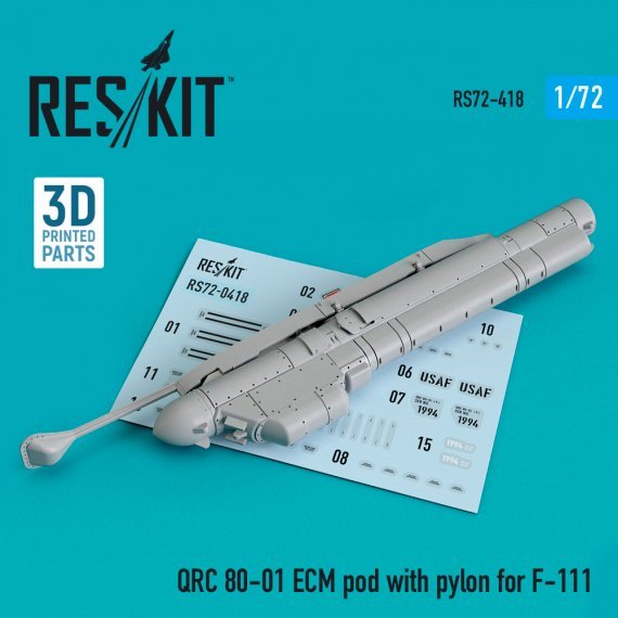 1/72 QRC 80-01 ECM pod with pylon for F-111