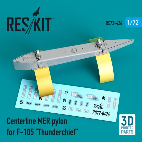 1/72 Centerline Mer pylon for Republic F-105D/F-105G