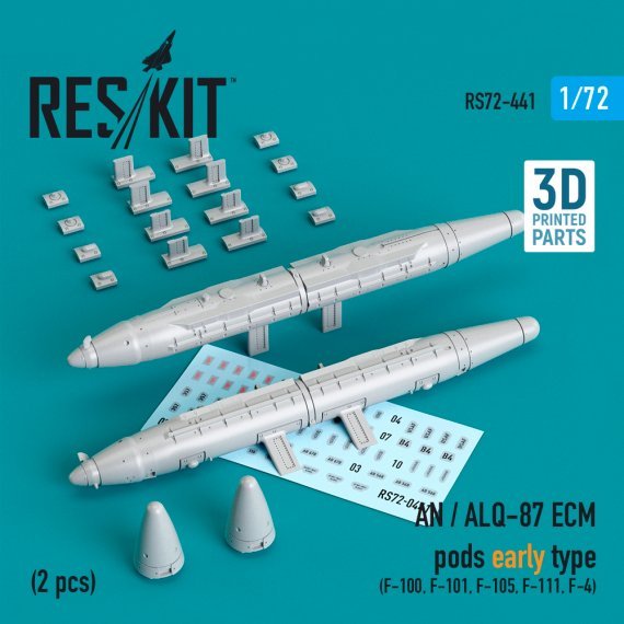 1/72 An / ALQ-87 Ecm pods early type
