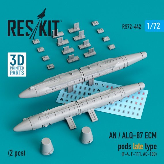 1/72 An/ALQ-87 Ecm pods late type