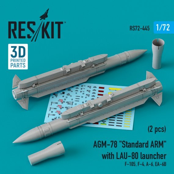 1/72 AGM-78 Standard ARM with LAU-80 launcher