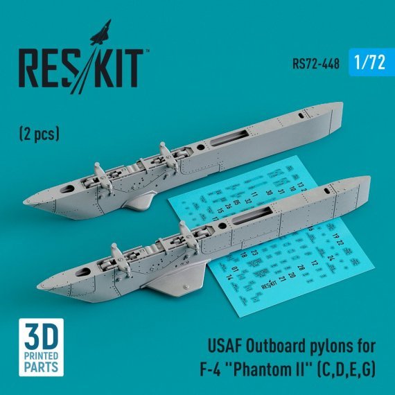 1/72 USAF Outboard pylons F-4 Phantom II