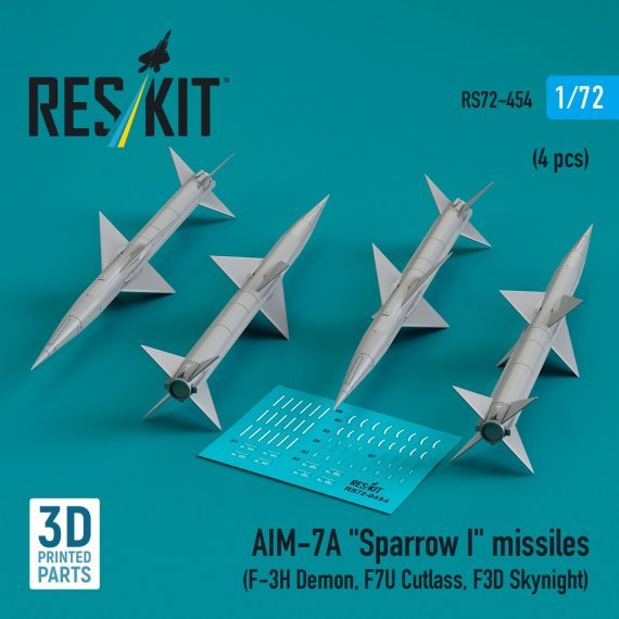 1/72 AIM-7A Sparrow I missiles.