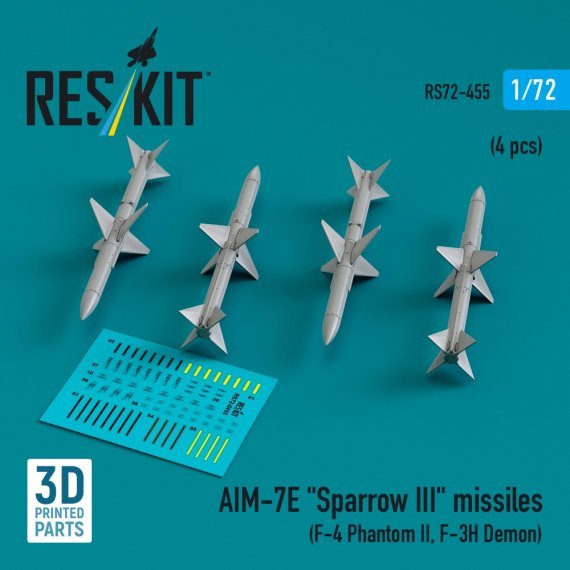 1/72 AIM-7E Sparrow III missiles.